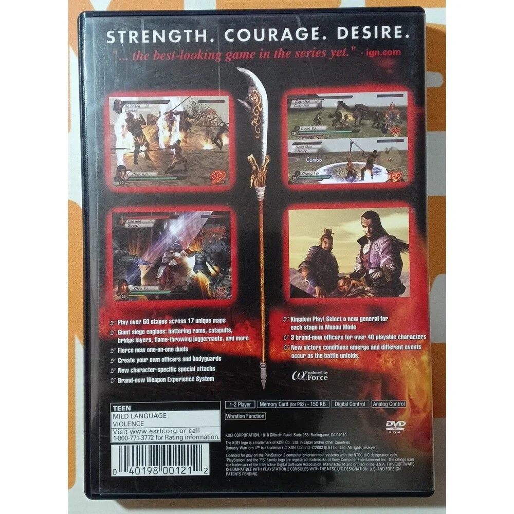 Dynasty Warriors 4 (PS2)